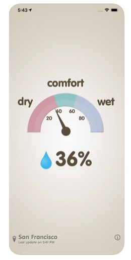 湿度計（iPhone用）